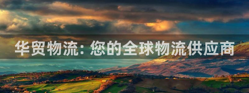 28圈网赌有什么风险：华贸物流: 您