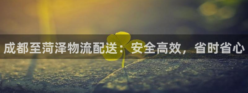 28圈注册流程：成都至菏泽物流配送：