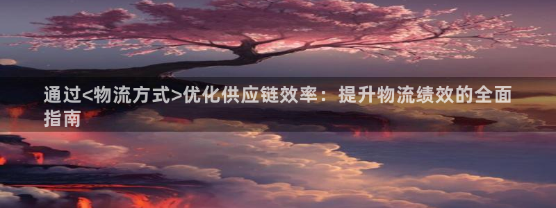 28圈模拟器在线玩：通过<物流方式>优化供应链效率：提升物流