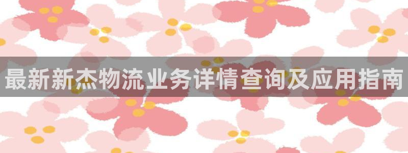 28圈注册网址：最新新杰物流业务详情