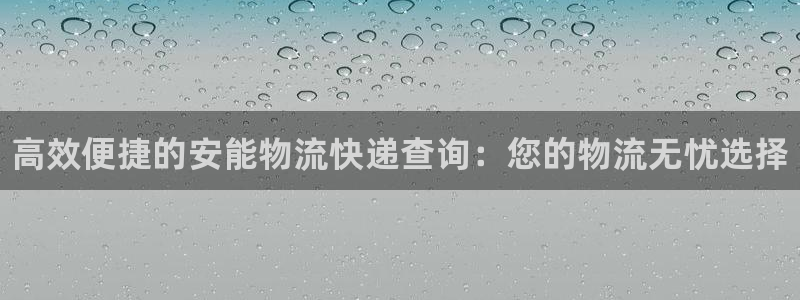 28圈连接：高效便捷的安能物流快递查